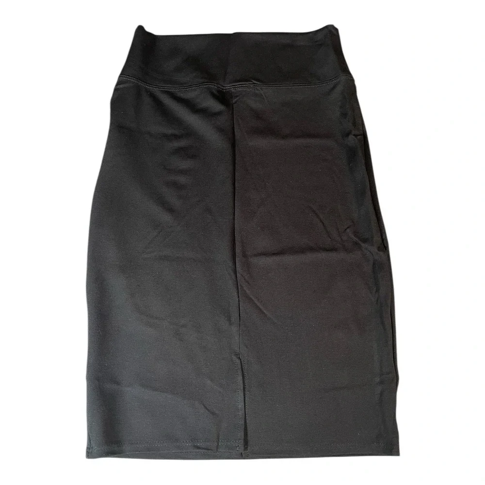 Hybrid & Company Women's Stretch Pencil Skirt Black Size Extra Large - Picture 4 of 7